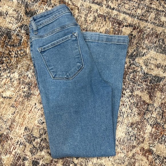 Risen Blue Flare Crop Women's Jeans - Picture 7 of 7